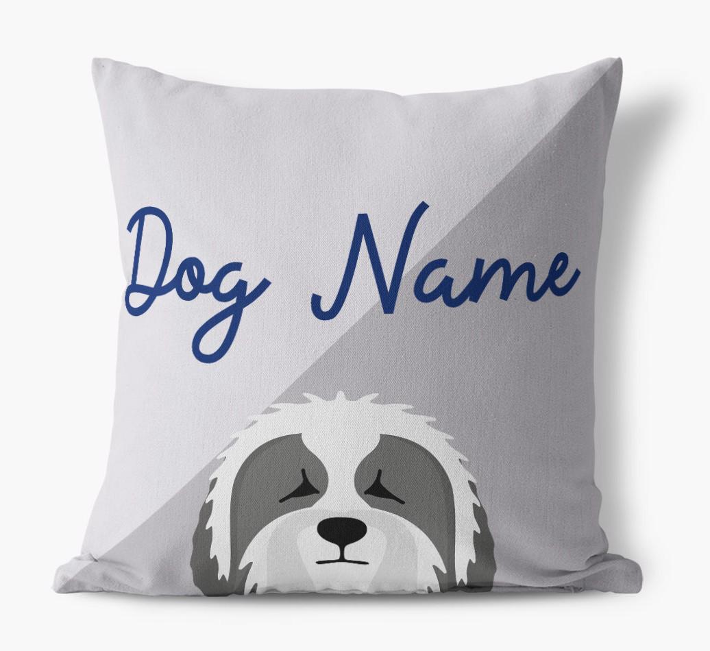 Peeking Name: Personalized {breedFullName} Pillow