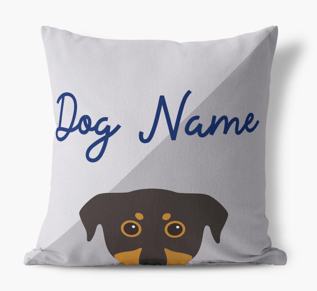 Peeking Name: Personalized {breedFullName} Pillow