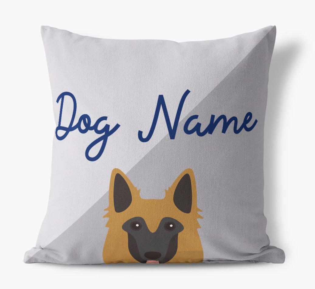 Peeking Name: Personalized {breedFullName} Pillow