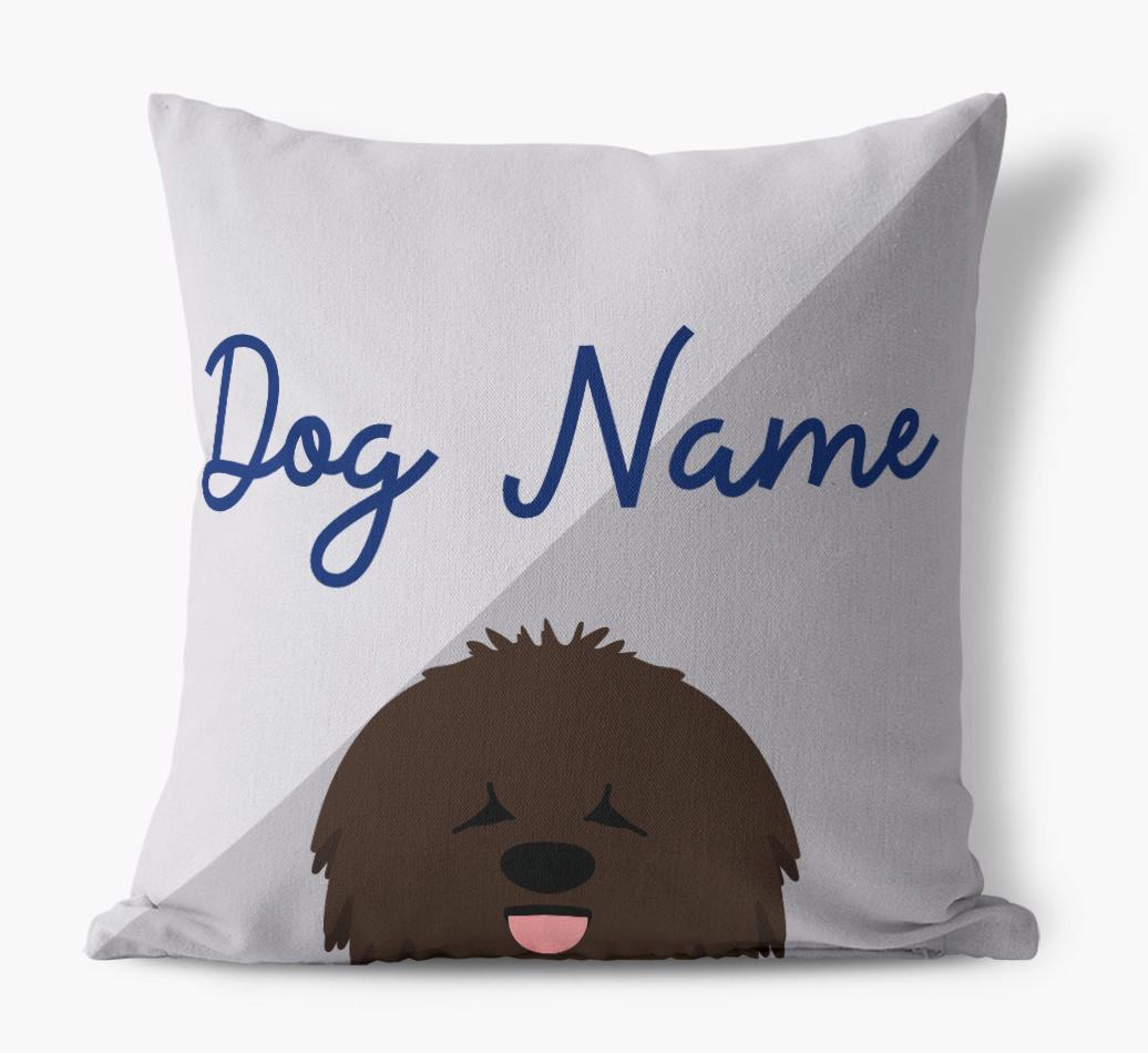 Peeking Name: Personalized {breedFullName} Pillow