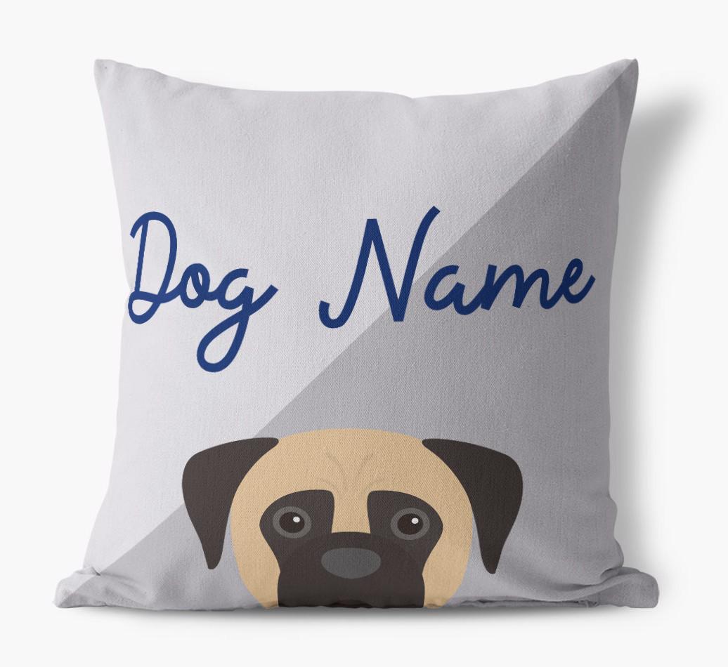 Peeking Name: Personalized {breedFullName} Pillow