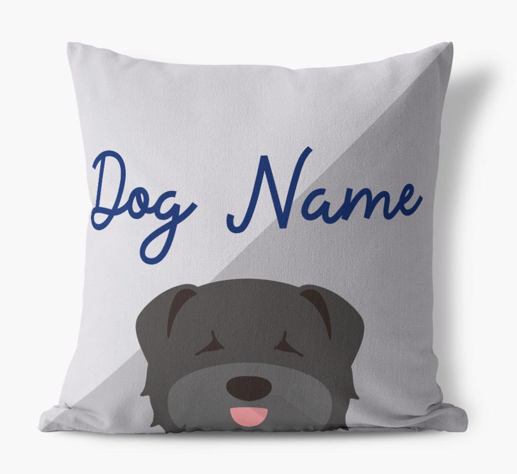 Peeking Name: Personalized {breedFullName} Pillow