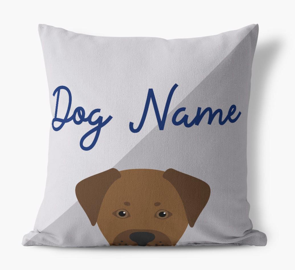 Peeking Name: Personalized {breedFullName} Pillow