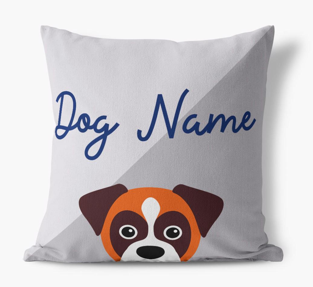 Peeking Name: Personalized {breedFullName} Pillow