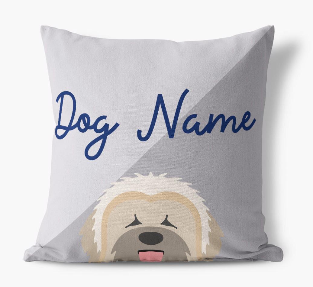Peeking Name: Personalized {breedFullName} Pillow