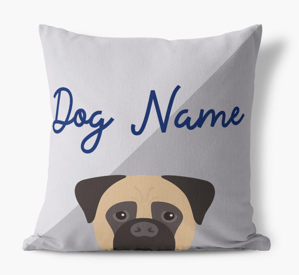Peeking Name: Personalized {breedFullName} Pillow