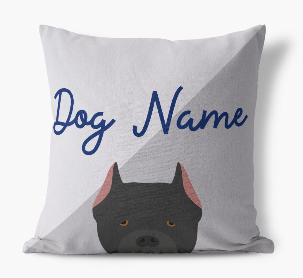Peeking Name: Personalized {breedFullName} Pillow