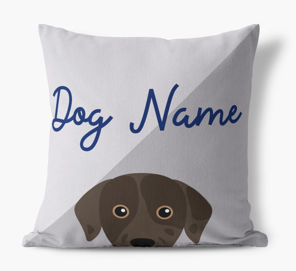 Peeking Name: Personalized {breedFullName} Pillow