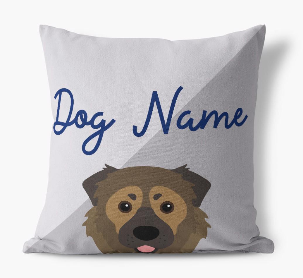 Peeking Name: Personalized {breedFullName} Pillow