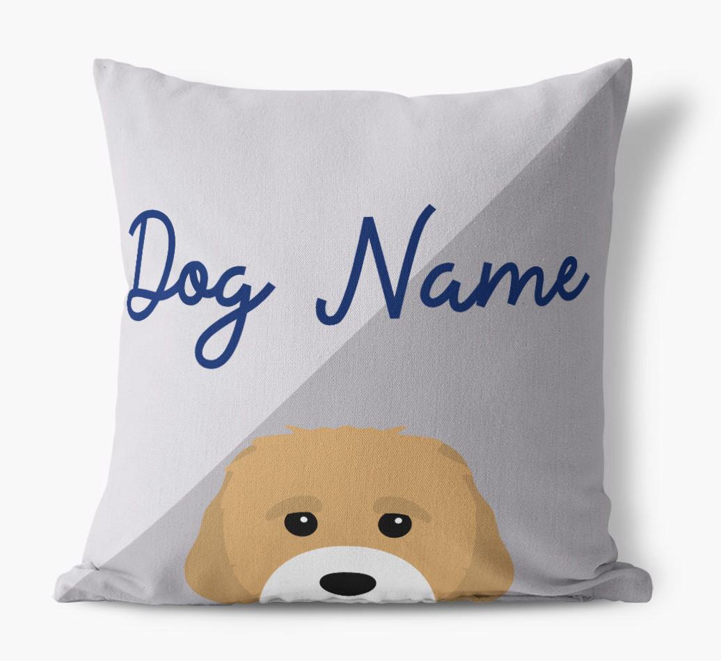 Peeking Name: Personalized {breedFullName} Pillow