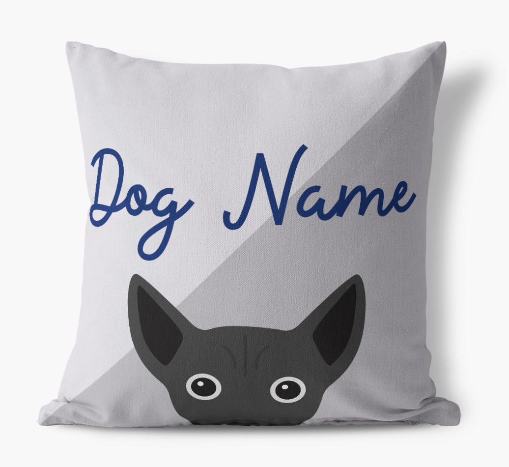 Peeking Name: Personalized {breedFullName} Pillow