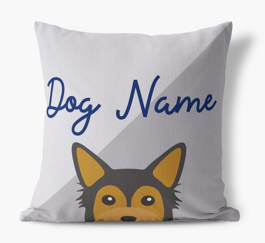 Peeking Name: Personalized {breedFullName} Pillow