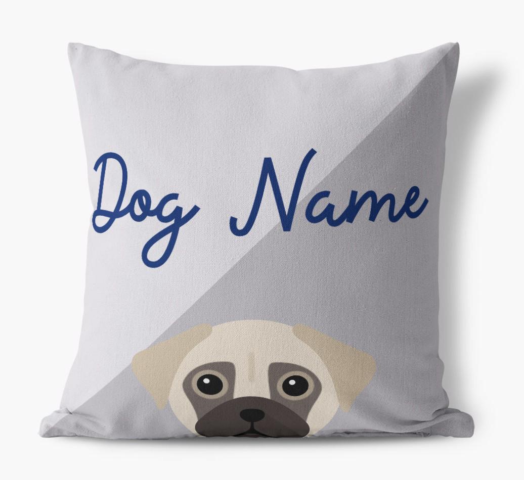 Peeking Name: Personalized {breedFullName} Pillow