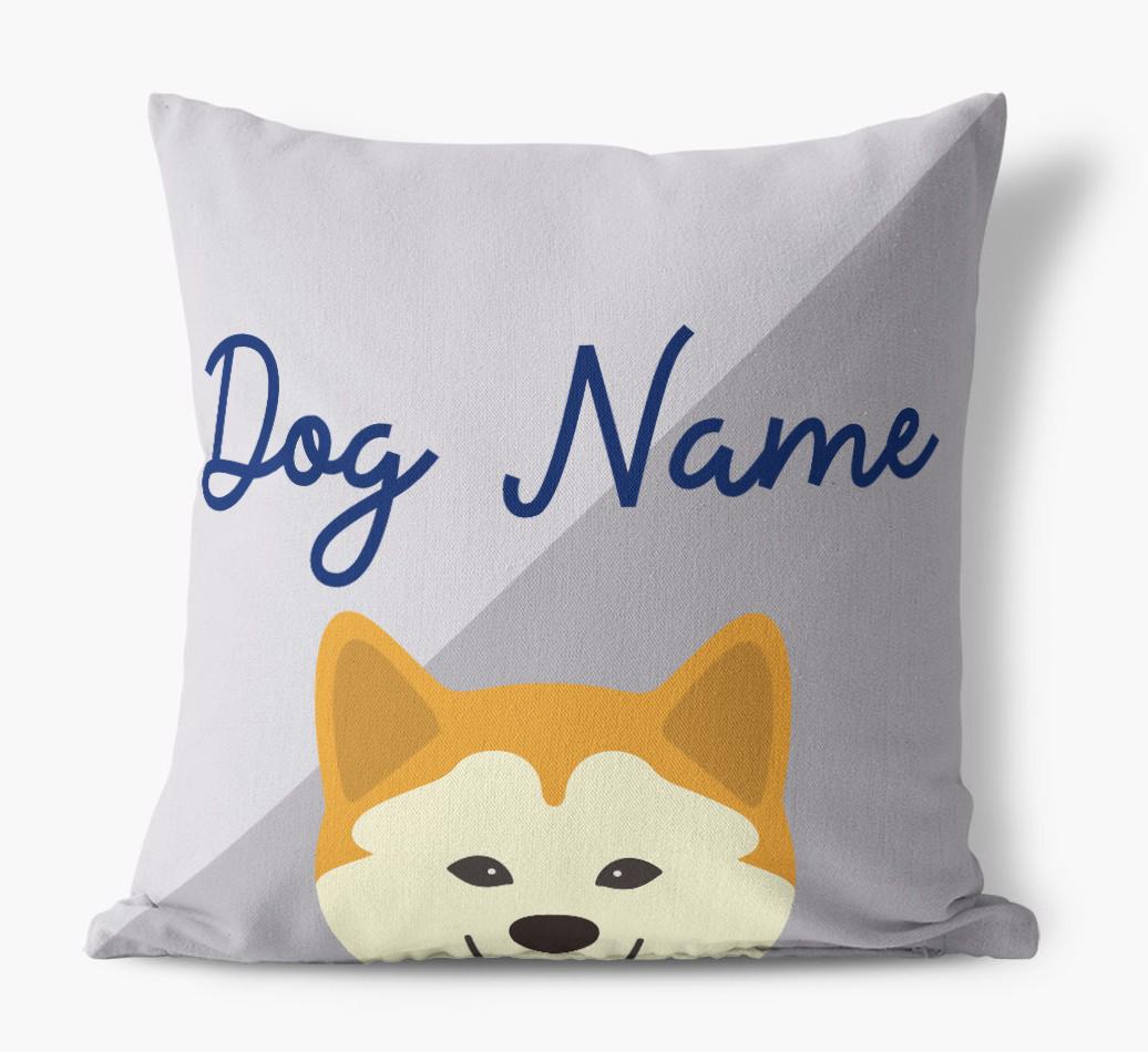 Peeking Name: Personalized {breedFullName} Pillow