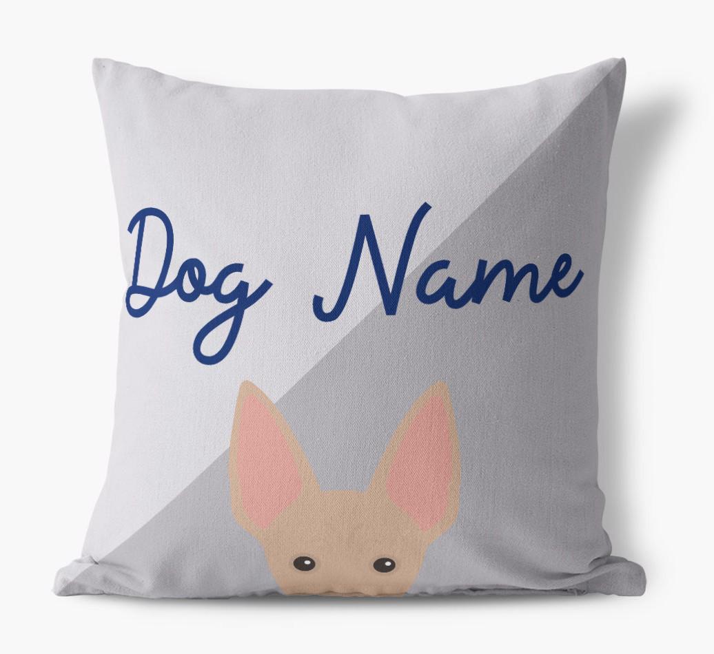 Peeking Name: Personalized {breedFullName} Pillow
