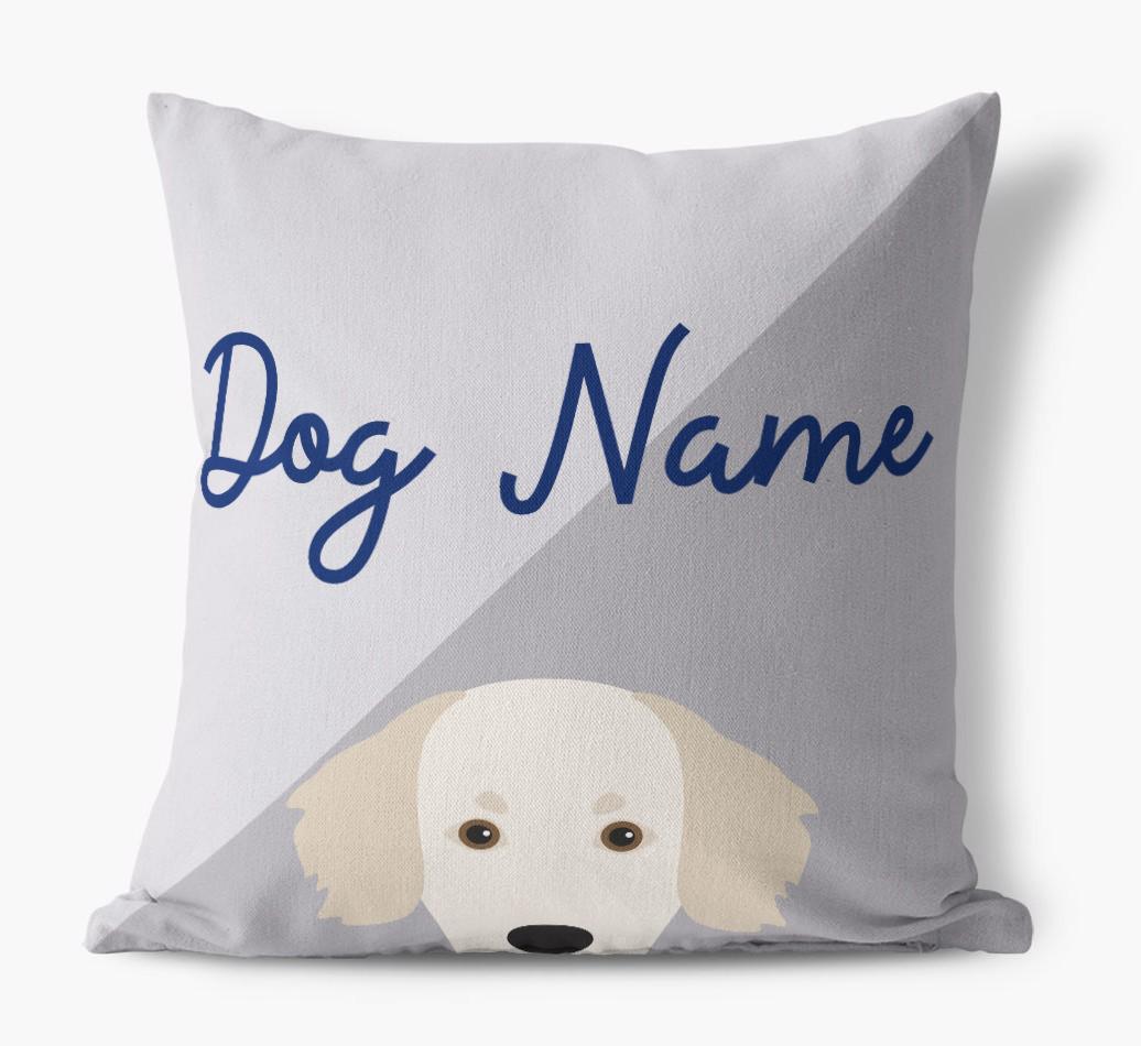 Peeking Name: Personalized {breedFullName} Pillow