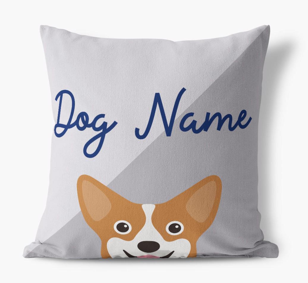 Peeking Name: Personalized {breedFullName} Pillow
