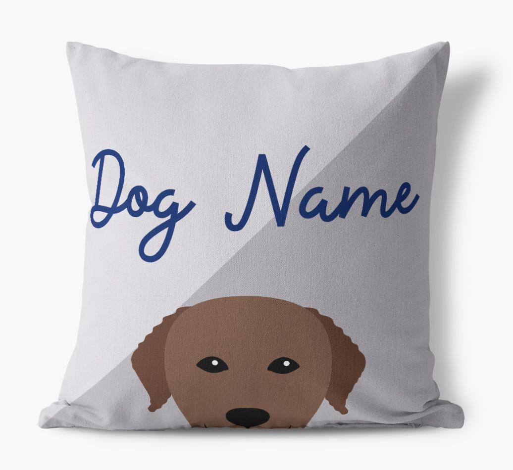 Peeking Name: Personalized {breedFullName} Pillow