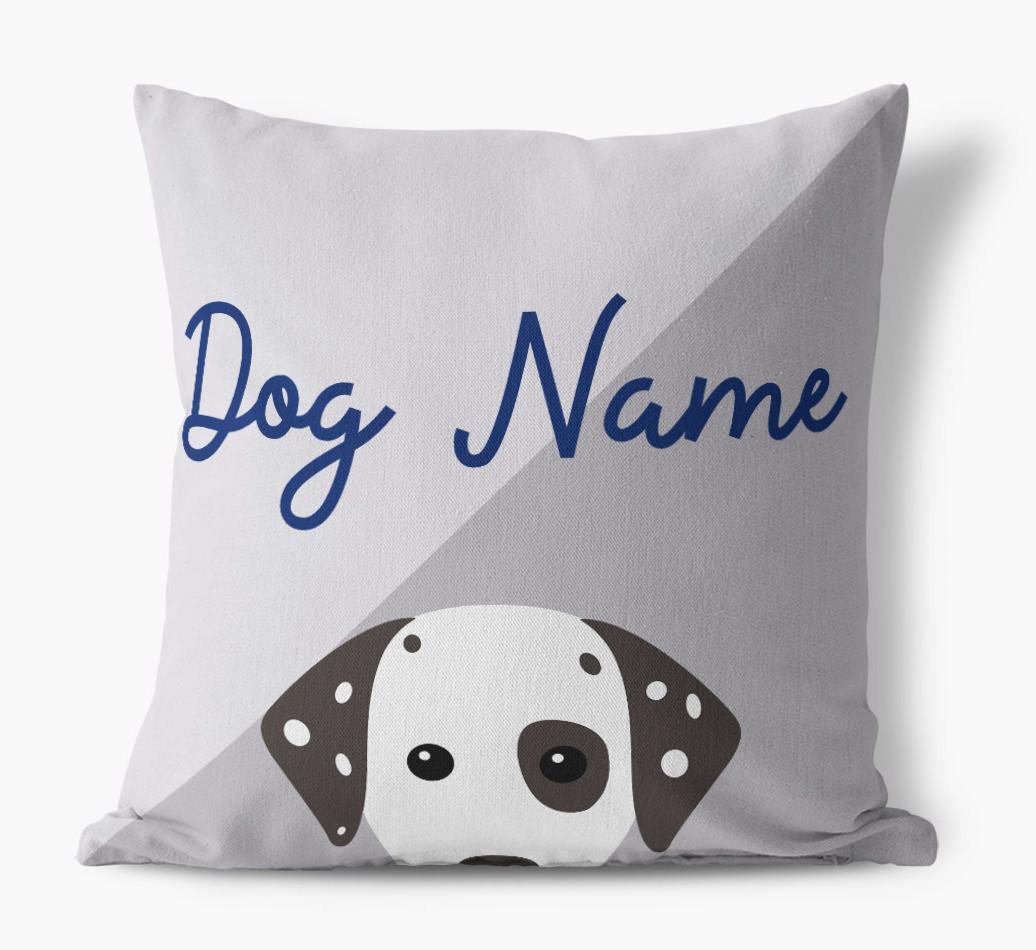 Peeking Name: Personalized {breedFullName} Pillow