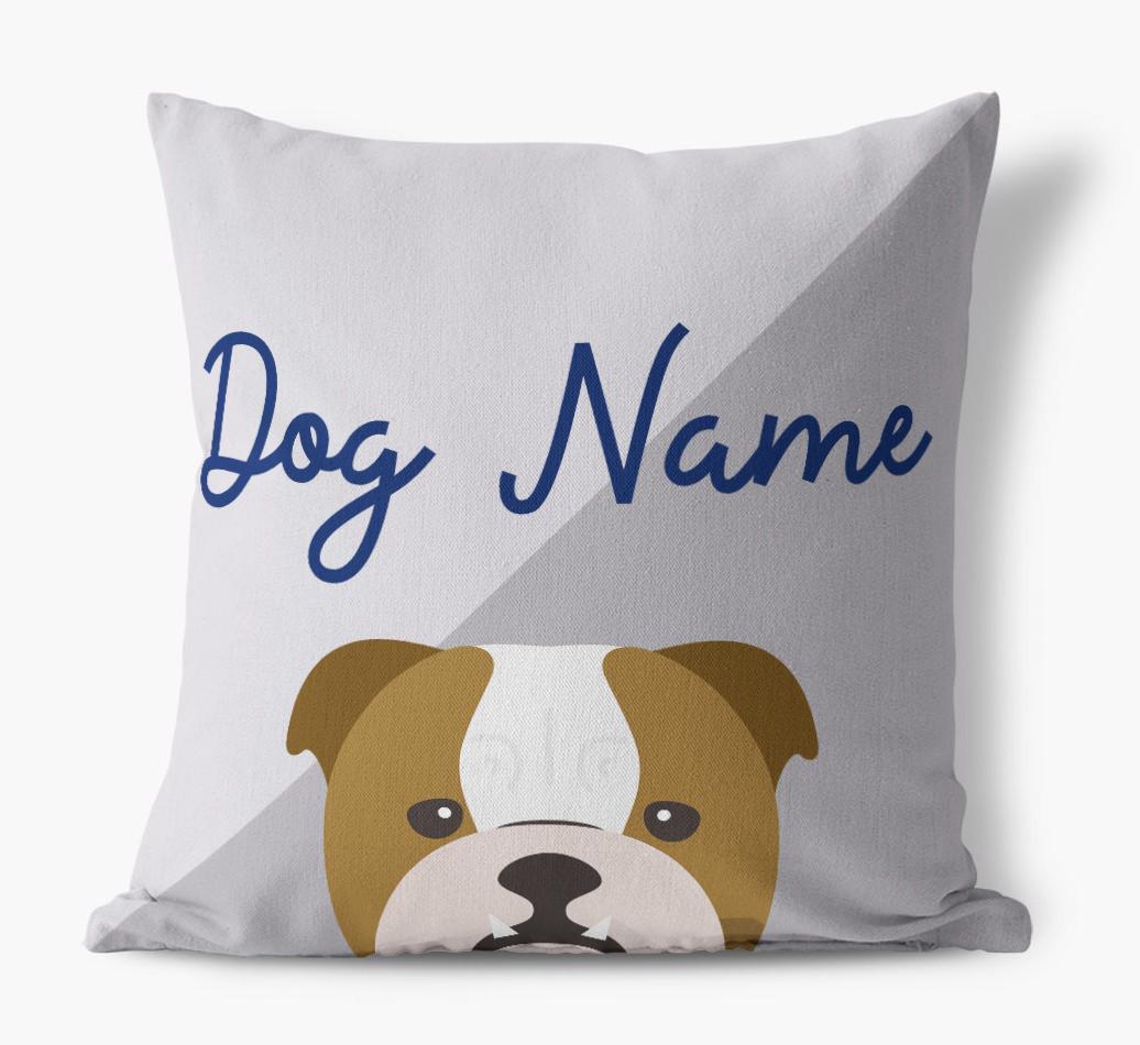Peeking Name: Personalized {breedFullName} Pillow