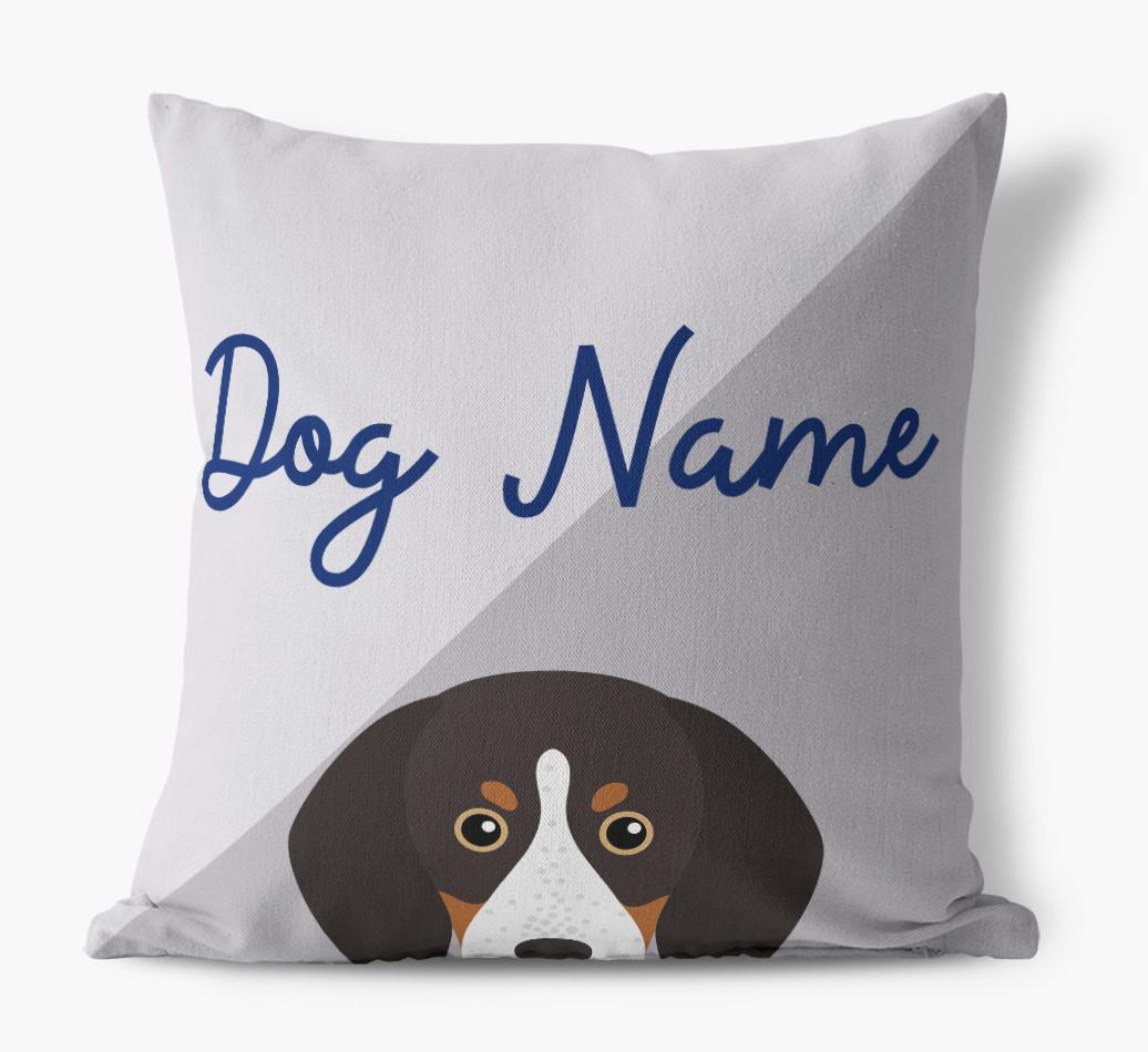 Peeking Name: Personalized {breedFullName} Pillow
