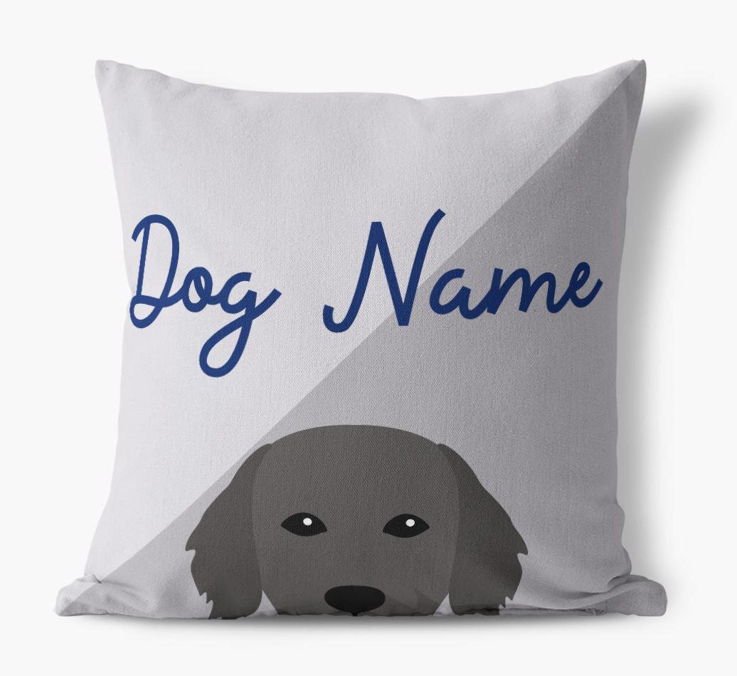 Peeking Name: Personalized {breedFullName} Pillow