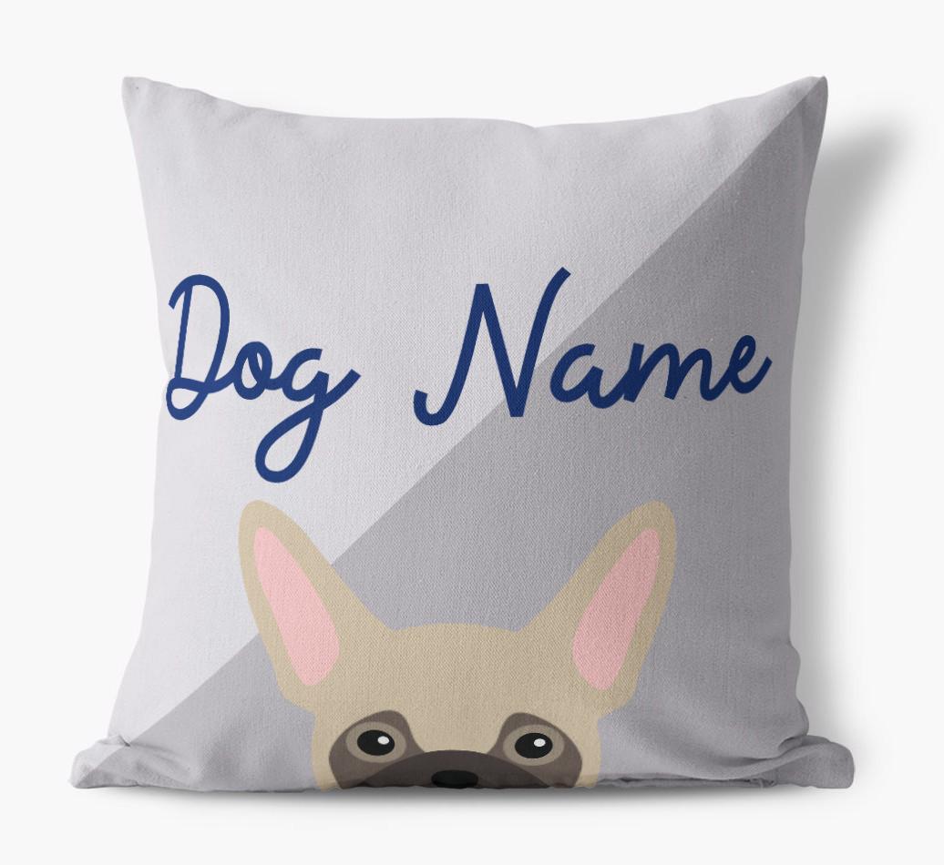 Peeking Name: Personalized {breedFullName} Pillow