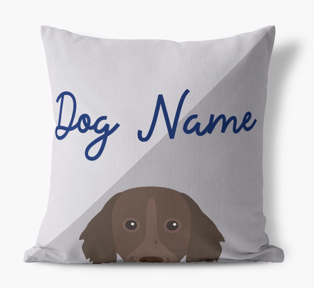 Peeking Name: Personalized {breedFullName} Pillow