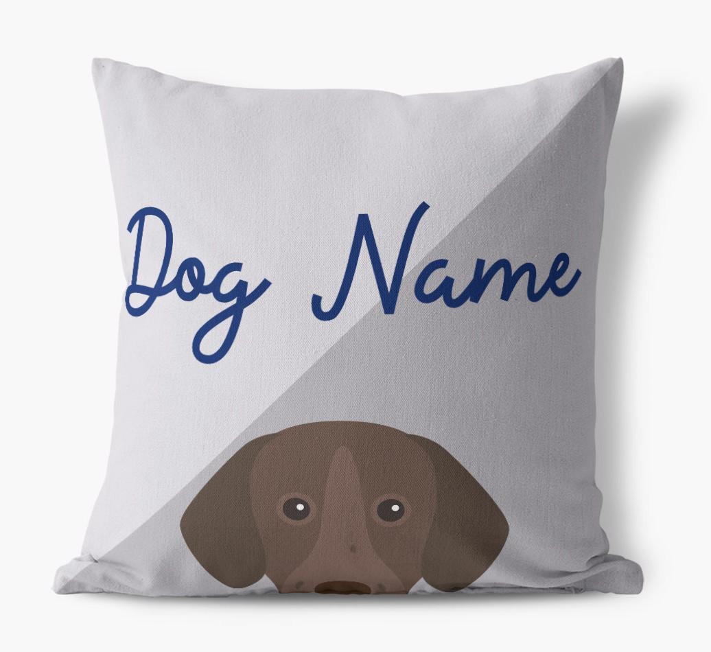 Peeking Name: Personalized {breedFullName} Pillow