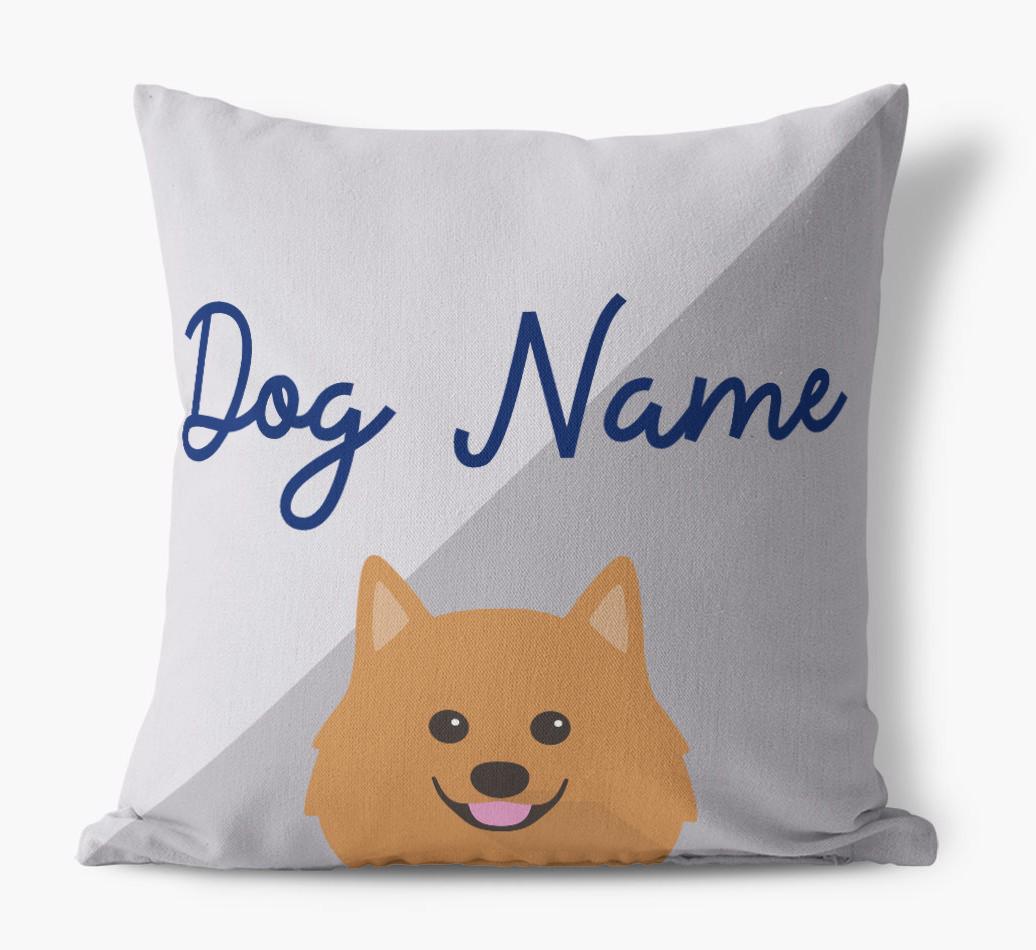 Peeking Name: Personalized {breedFullName} Pillow