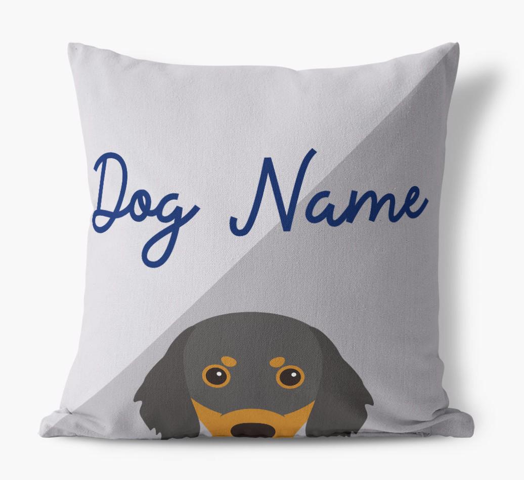 Peeking Name: Personalized {breedFullName} Pillow