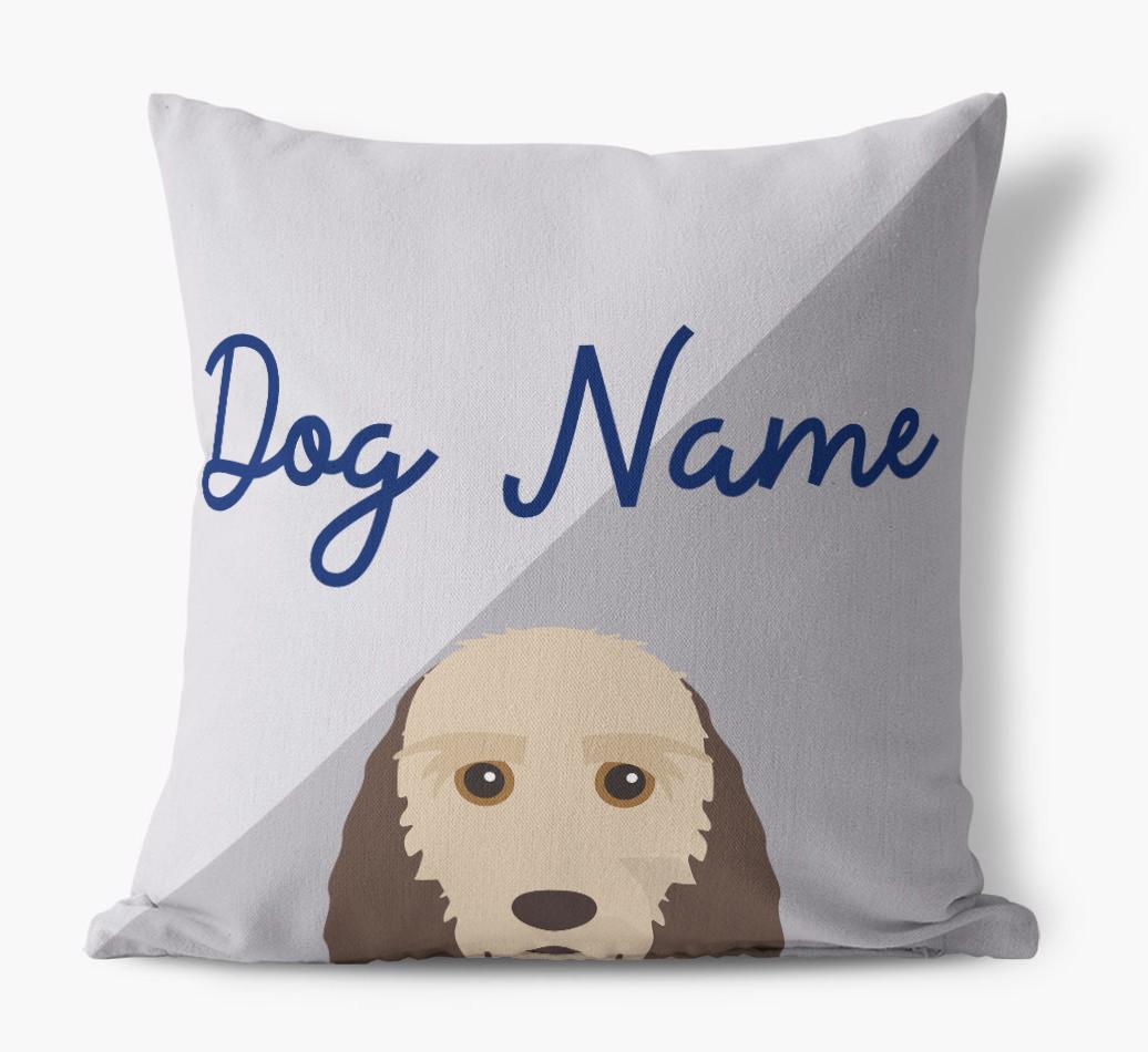 Peeking Name: Personalized {breedFullName} Pillow
