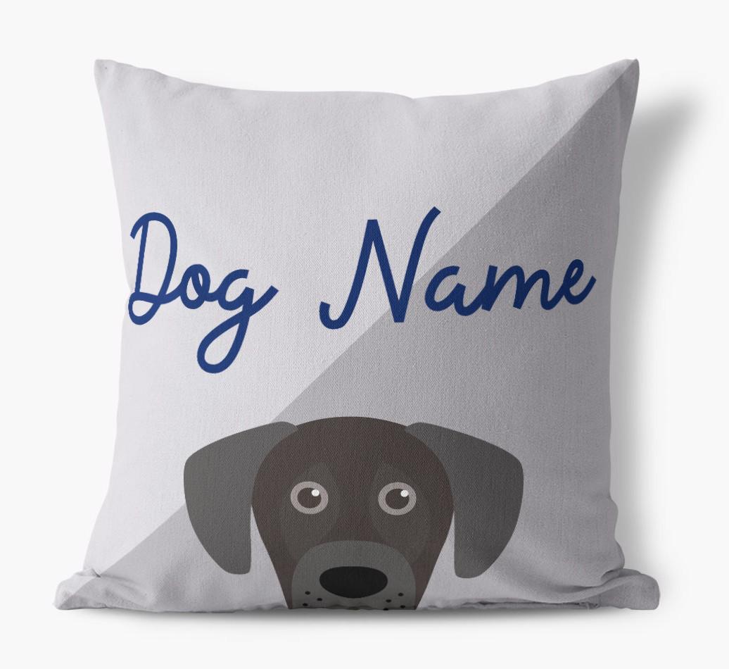 Peeking Name: Personalized {breedFullName} Pillow