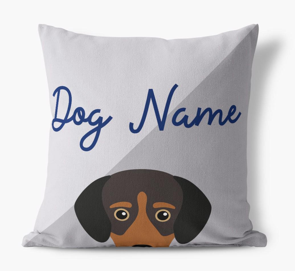 Peeking Name: Personalized {breedFullName} Pillow