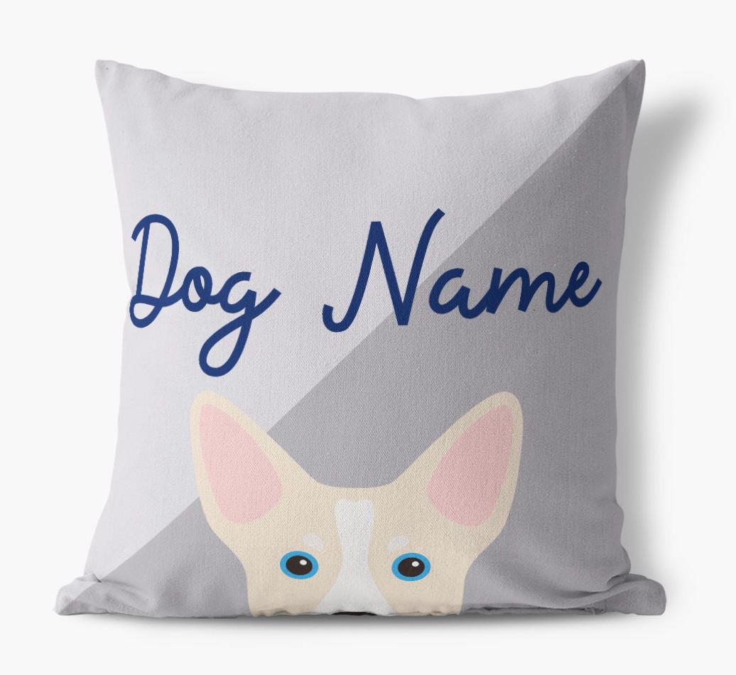 Peeking Name: Personalized {breedFullName} Pillow
