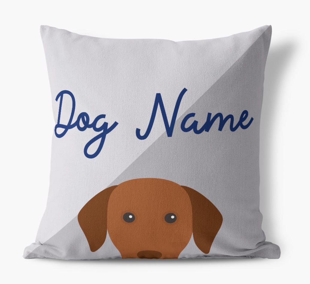 Peeking Name: Personalised {breedFullName} Cushion