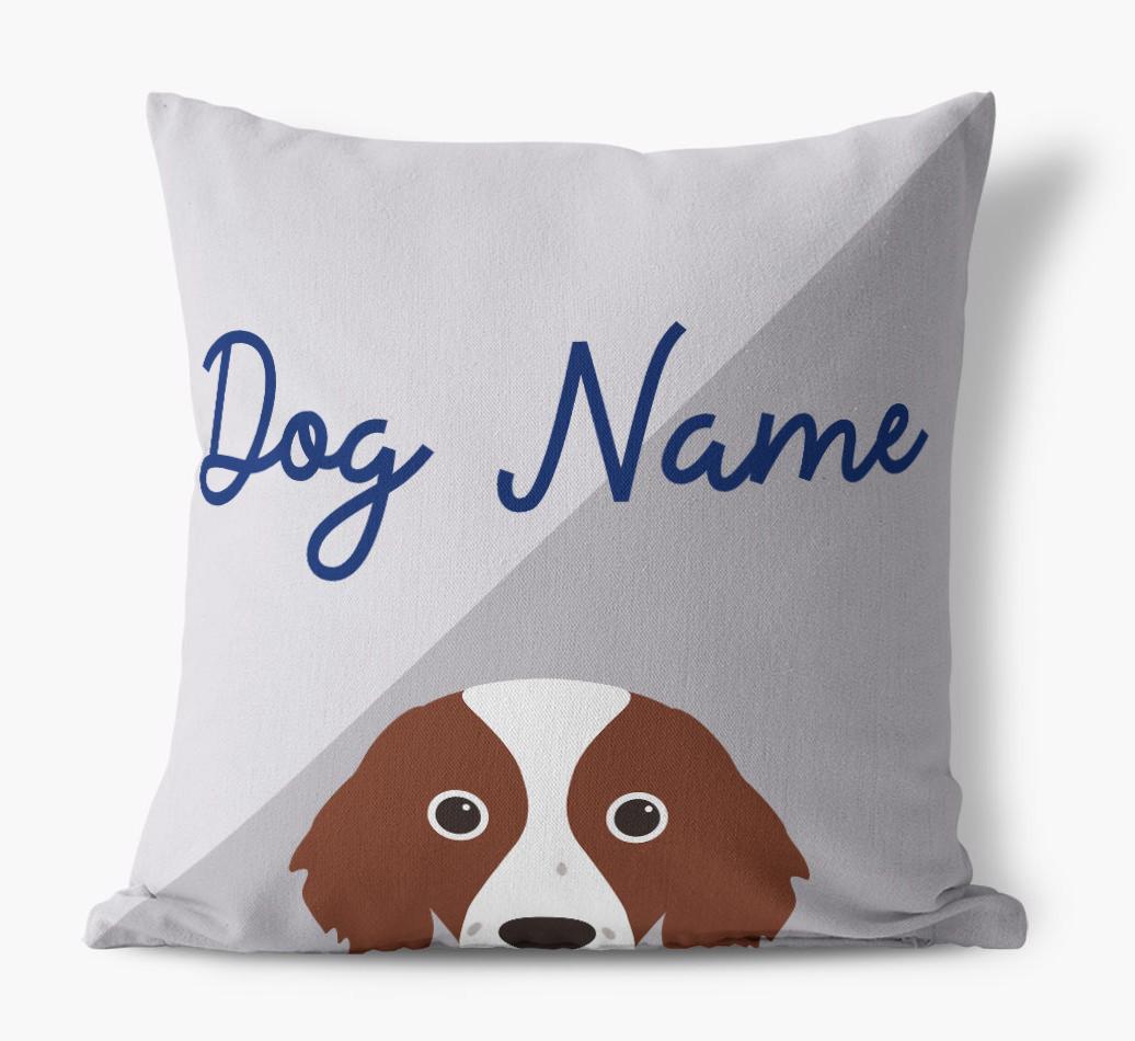 Peeking Name: Personalized {breedFullName} Pillow