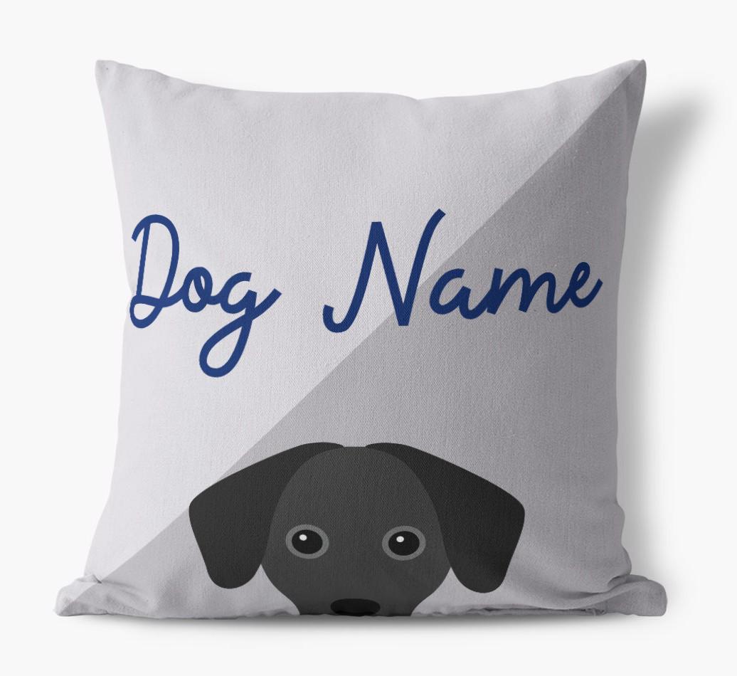Peeking Name: Personalized {breedFullName} Pillow