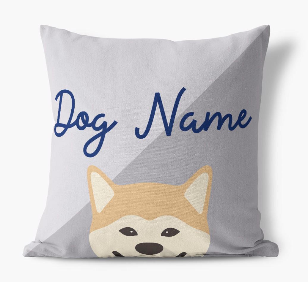 Peeking Name: Personalized {breedFullName} Pillow
