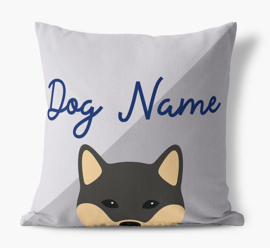 Peeking Name: Personalized {breedFullName} Pillow