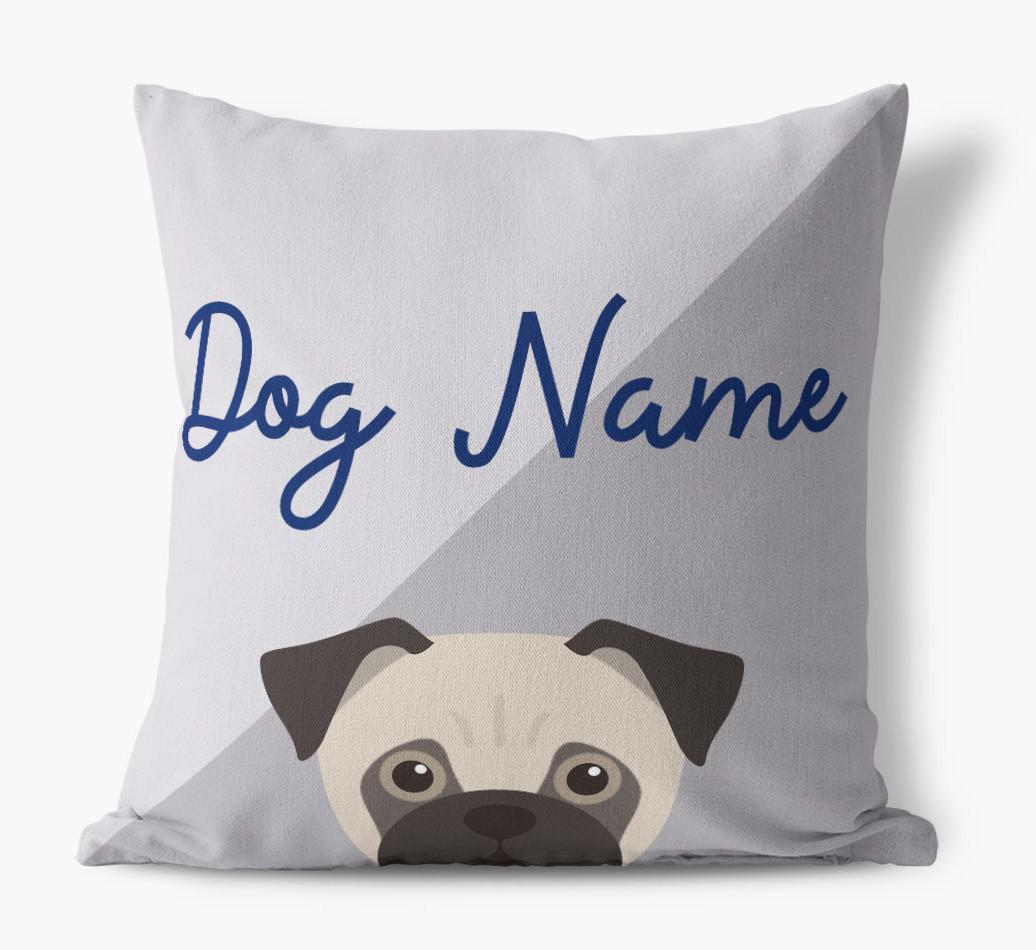 Peeking Name: Personalized {breedFullName} Pillow