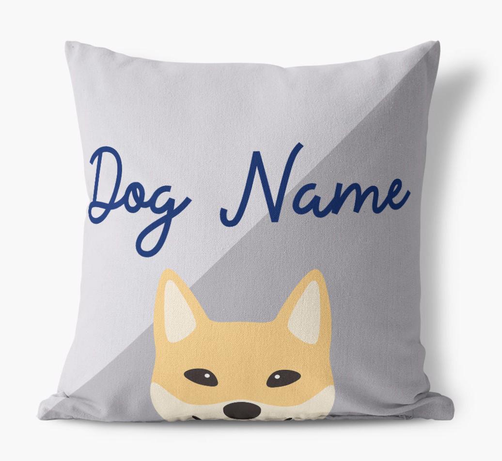 Peeking Name: Personalized {breedFullName} Pillow