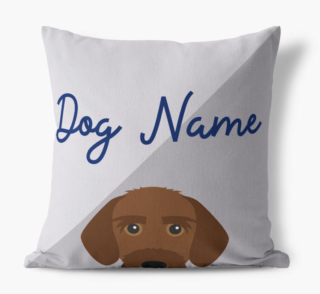 Peeking Name: Personalized {breedFullName} Pillow