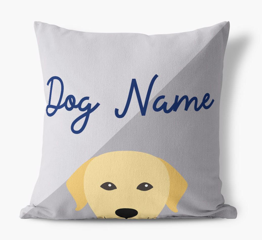 Peeking Name: Personalized {breedFullName} Pillow