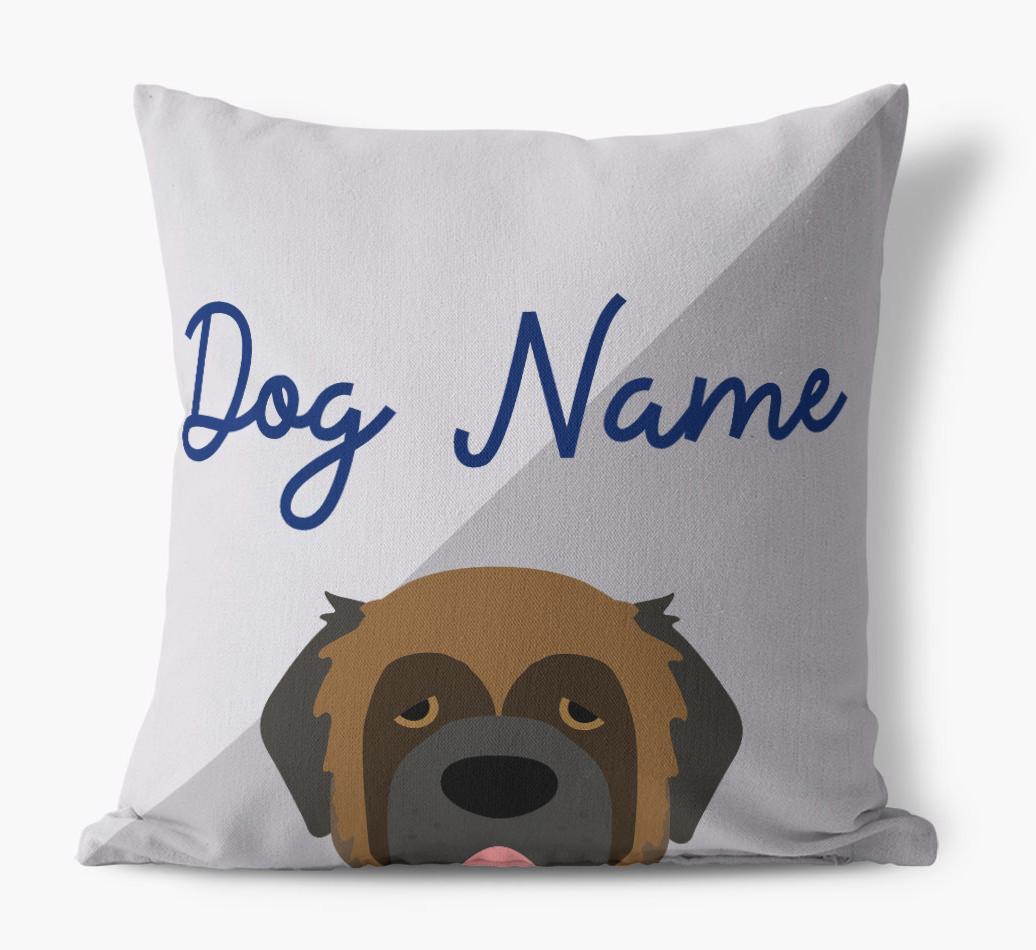 Peeking Name: Personalized {breedFullName} Pillow