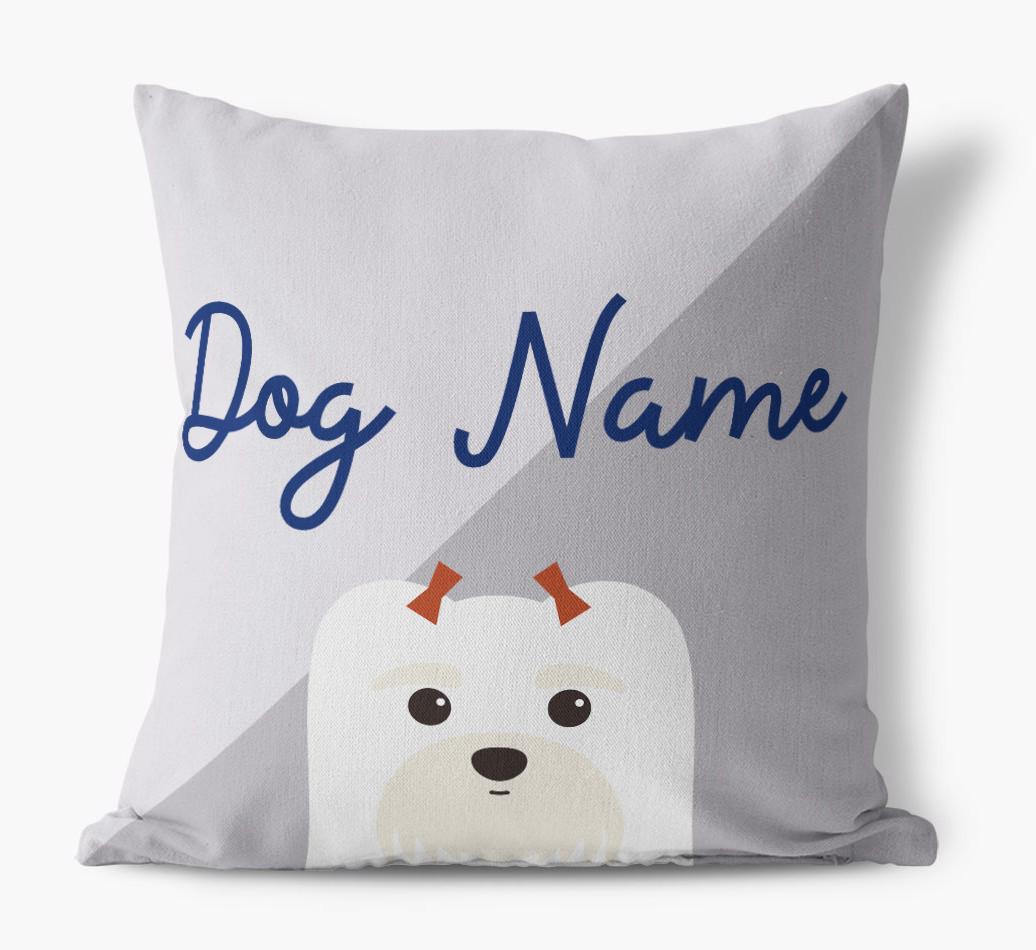 Peeking Name: Personalized {breedFullName} Pillow