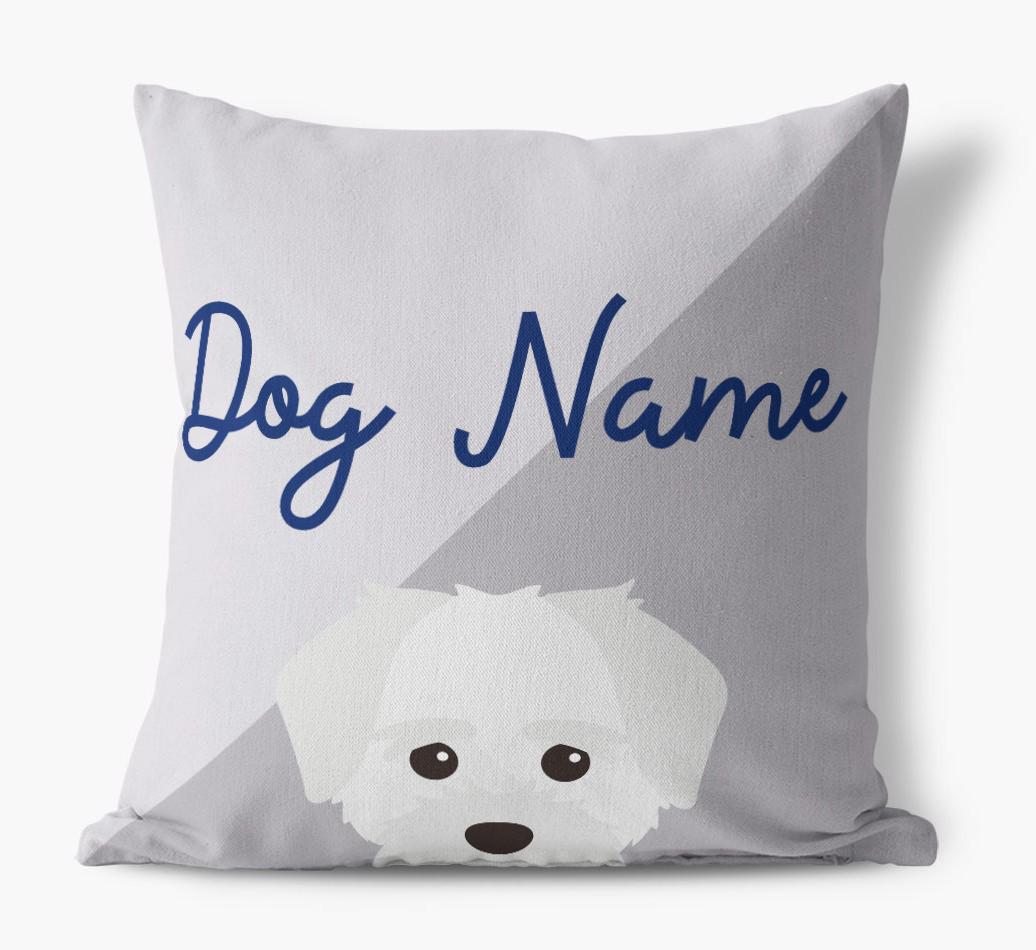 Peeking Name: Personalized {breedFullName} Pillow