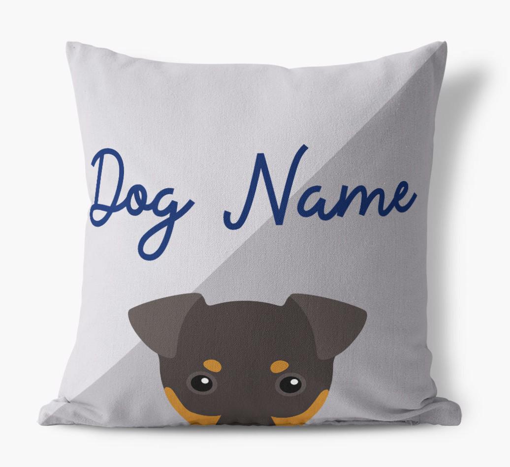 Peeking Name: Personalized {breedFullName} Pillow