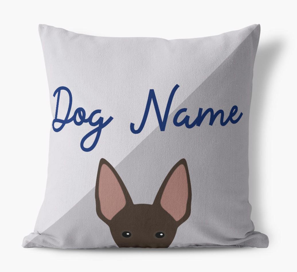 Peeking Name: Personalized {breedFullName} Pillow