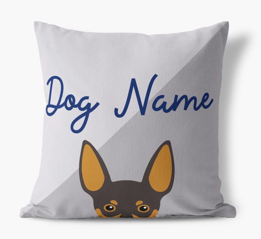 Peeking Name: Personalized {breedFullName} Pillow